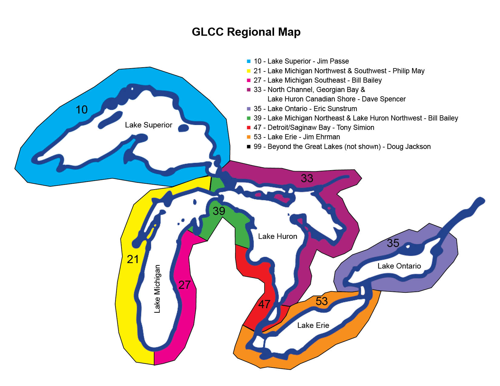 Alignment of GLCC Regions The Great Lakes Cruising Club